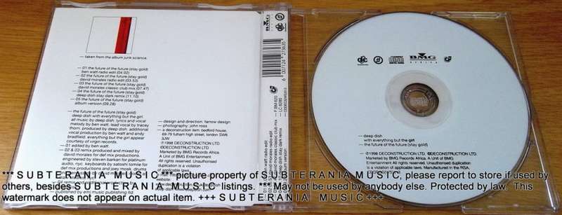 EVERYTHING BUT THE GIRL Deep Dish / The Future of the Future CD Maxi Single   [Shelf G Box 18]