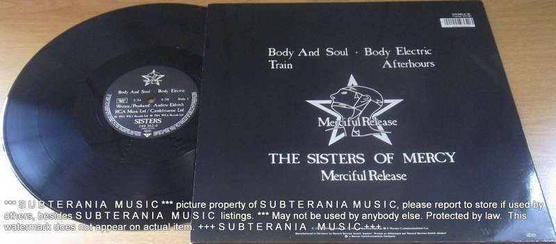 THE SISTERS OF MERCY Body and Soul / Body Electric 12" Maxi Single Vinyl Record