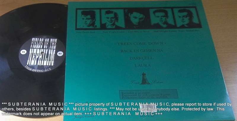 FIELDS OF THE NEPHILIM Burning the Fields E.P. Vinyl Record