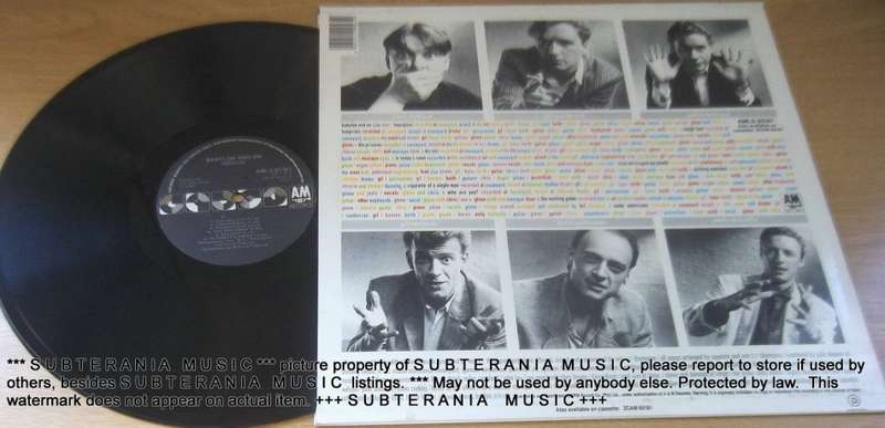 SQUEEZE Babylon and On  Blues Vinyl Record