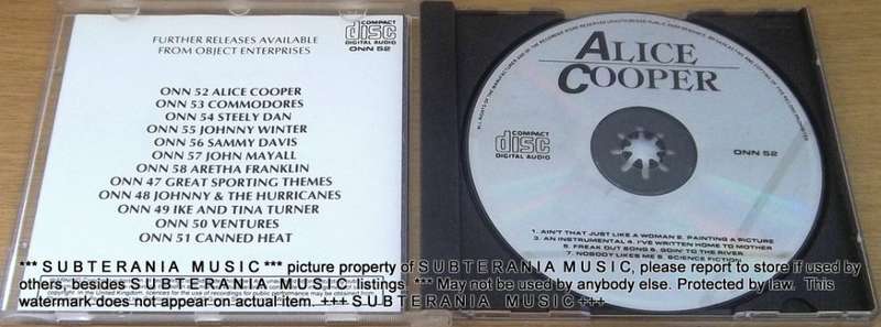ALICE COOPER Alice Cooper  [Shelf G Box 18]