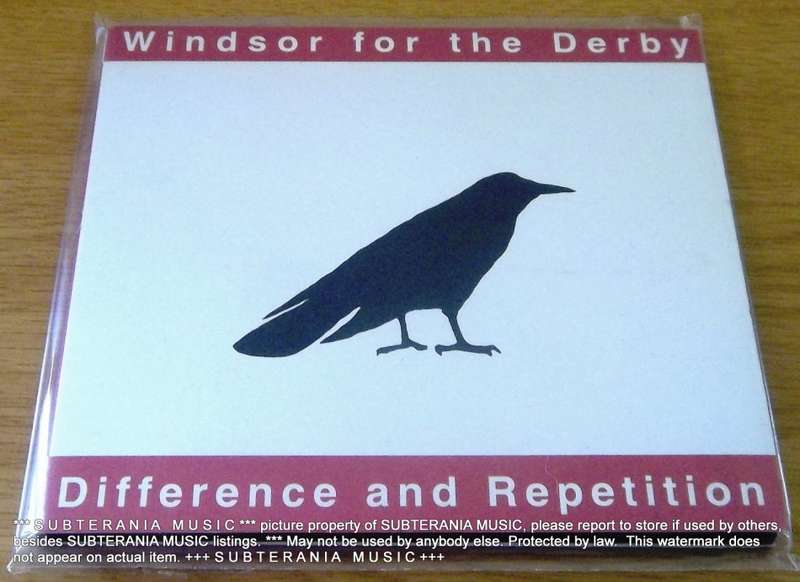 WINDSOR FOR THE DERBY Difference And Repetition CD [on Young God Records]