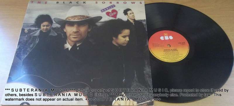 THE BLACK SORROWS  Harley Rose Vinyl LP Record