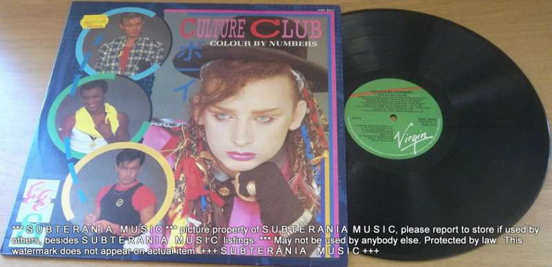 CULTURE CLUB Colour by Numbers Vinyl LP Record