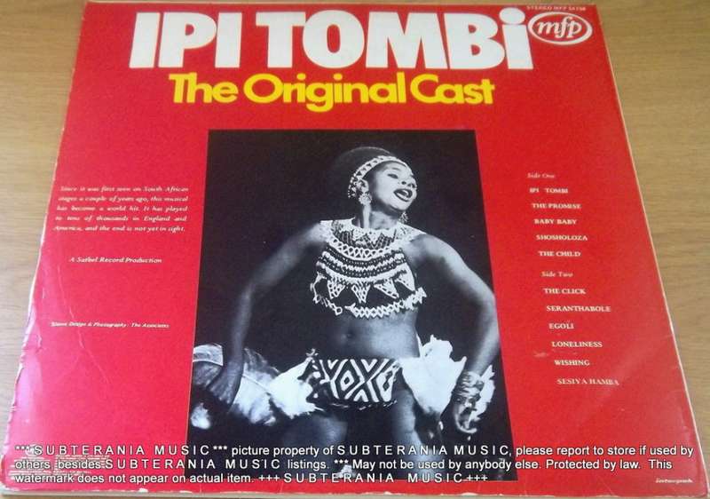 IPI TOMBI The Original Cast  Vinyl Record [MFP version]