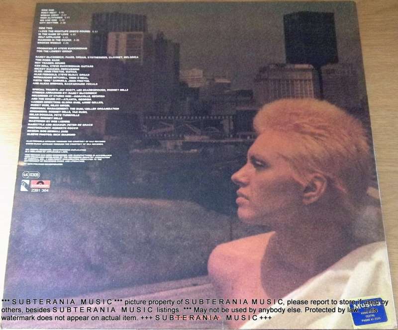 ALICIA BRIDGES I Love the Nightlife Vinyl LP Record
