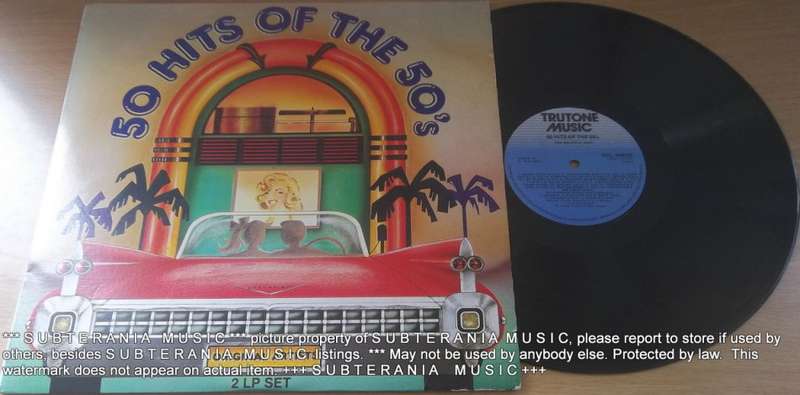 50 Hits of the 50`s 2 X Vinyl LP Record
