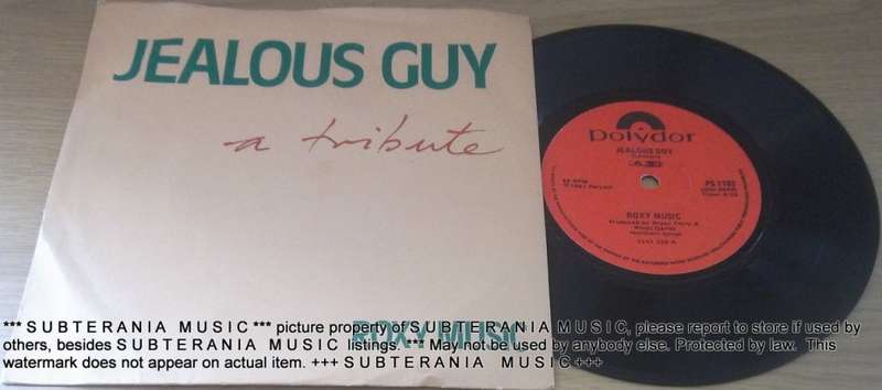 ROXY MUSIC Jealous Guy 7` single