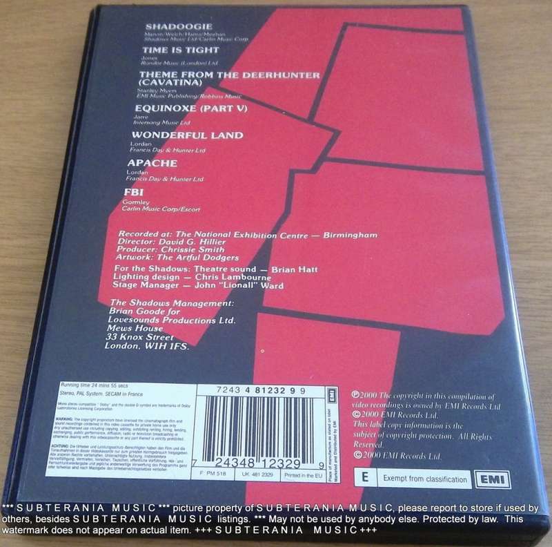 THE SHADOWS Live DVD