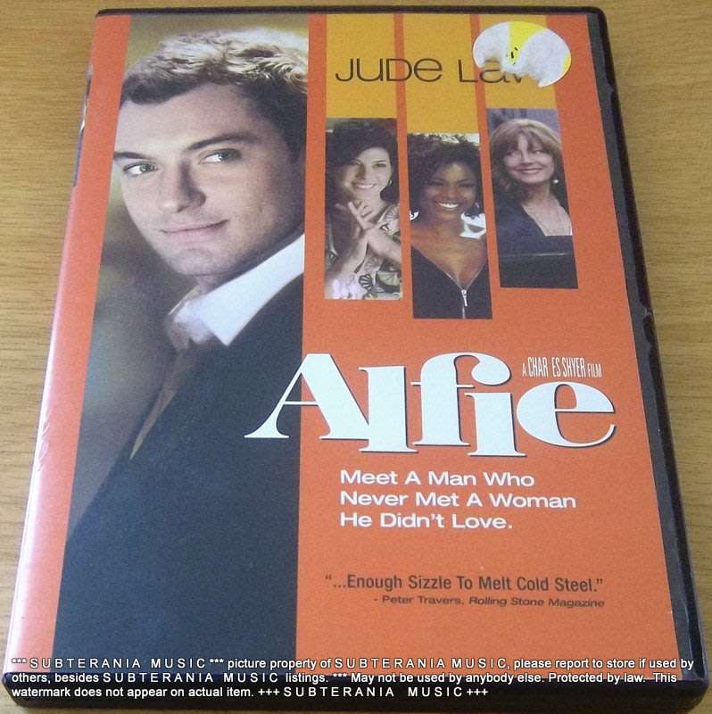 ALFIE Jude Law Movie DVD