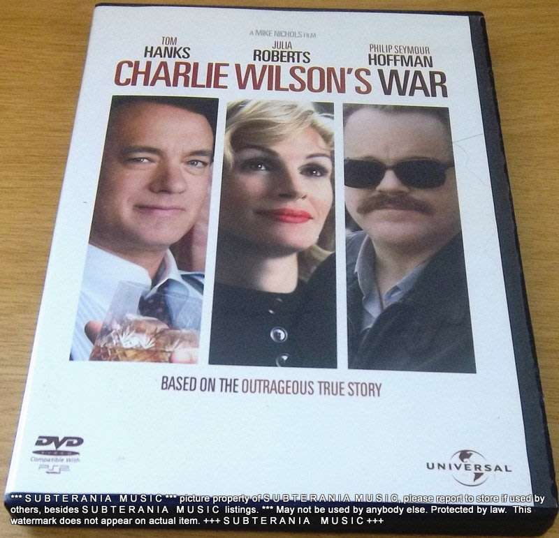 CHARLIE WILSON`S WAR Tom Hanks Julia Roberts Movie DVD