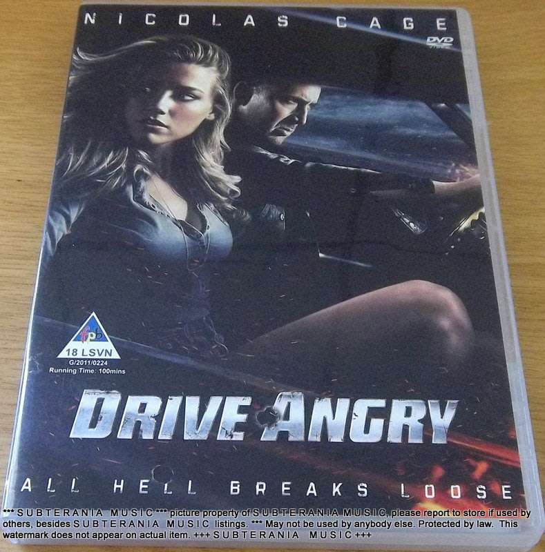 DRIVE ANGRY Nicholas Cage Movie DVD