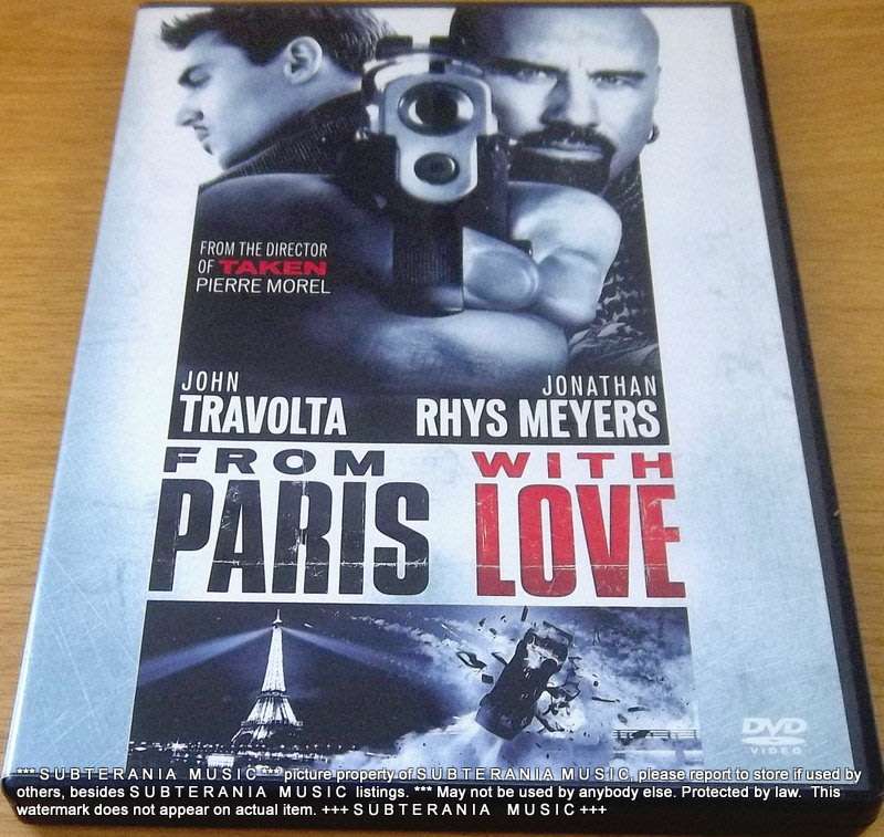 FROM PARIS WITH LOVE John Travolta Movie DVD