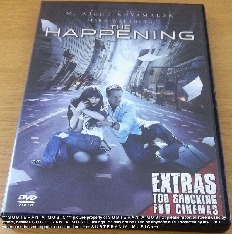 THE HAPPENING Mark Wahlberg Movie DVD