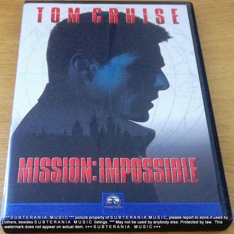MISSION IMPOSSIBLE Tom Cruise Movie DVD