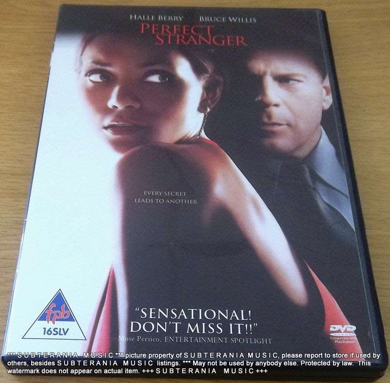PERFECT STRANGER Halle Berry Bruce Willis DVD