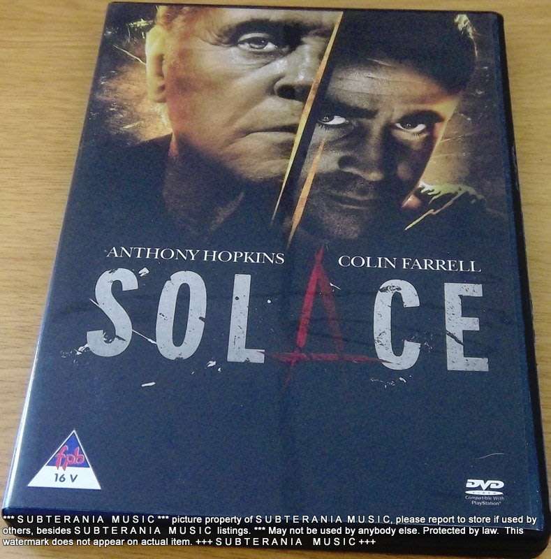 SOLACE Anthony Hopkins Movie DVD