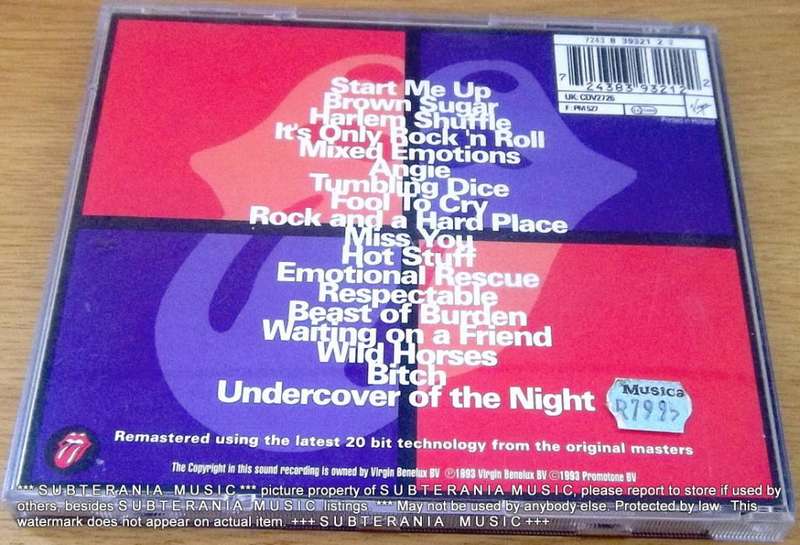 THE ROLLING STONES Jump Back 71 - 93 [Shelf G Box 19]