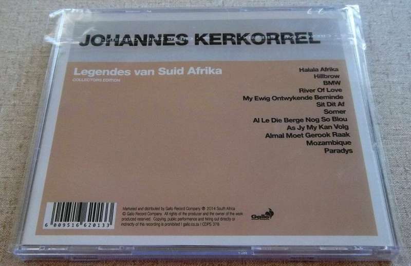 JOHANNES KERKORREL Legendes van Suid Afrika CD