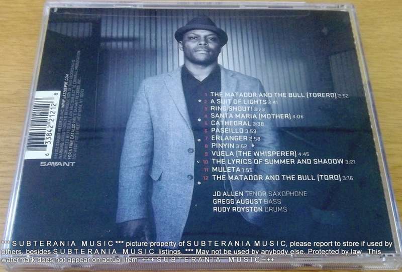 JD ALLEN The Matador and the Bull CD