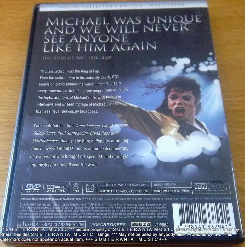 MICHAEL JACKSON The King Of Pop  1958-2009