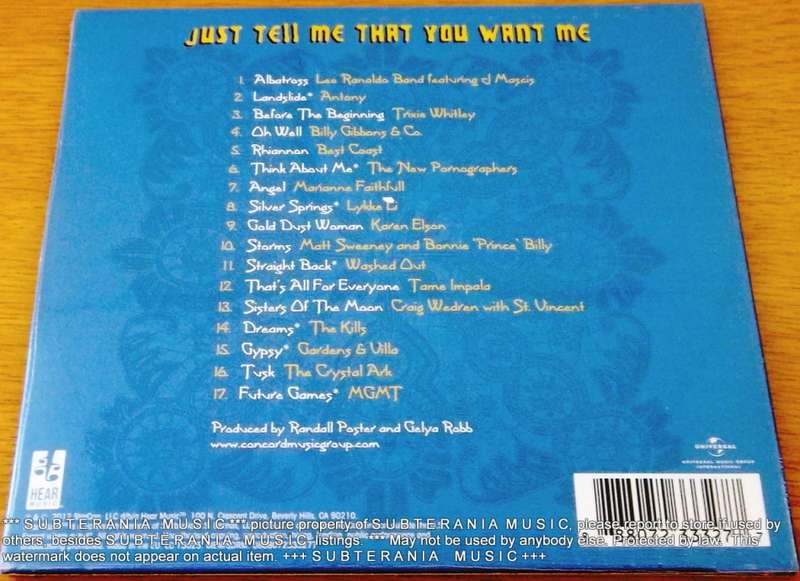 VARIOUS Just Tell Me That You Want Me - A Tribute To Fleetwood Mac CD