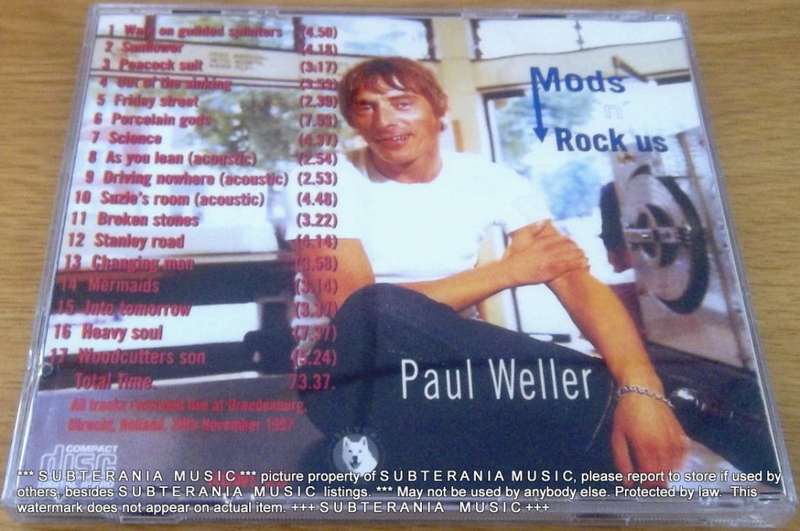 PAUL WELLER Mods n Rock Us  [Shelf G Box 20]