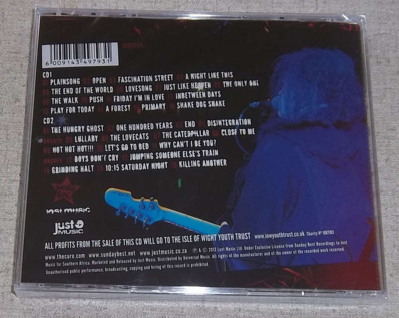 THE CURE Bestival Live 2011 Double CD Set