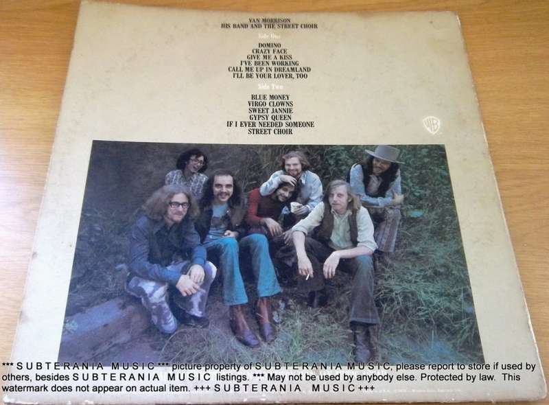 VAN MORRISON HIs Band the Street Choir Vinyl Record
