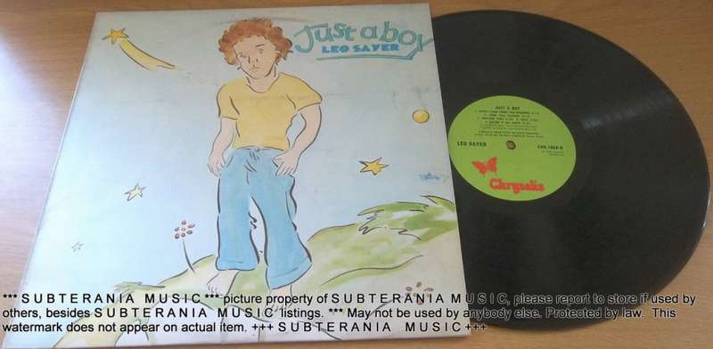 LEO SAYER Just a Boy with booklet Vinyl Record