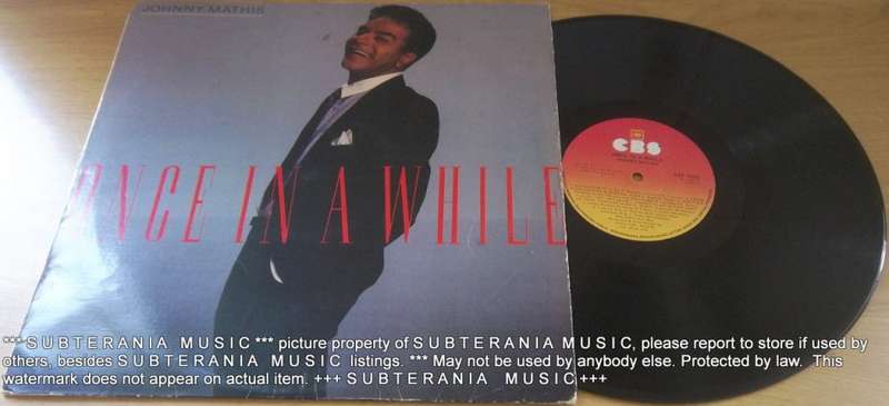 JOHNNY MATHIS Once in a While Vinyl Record