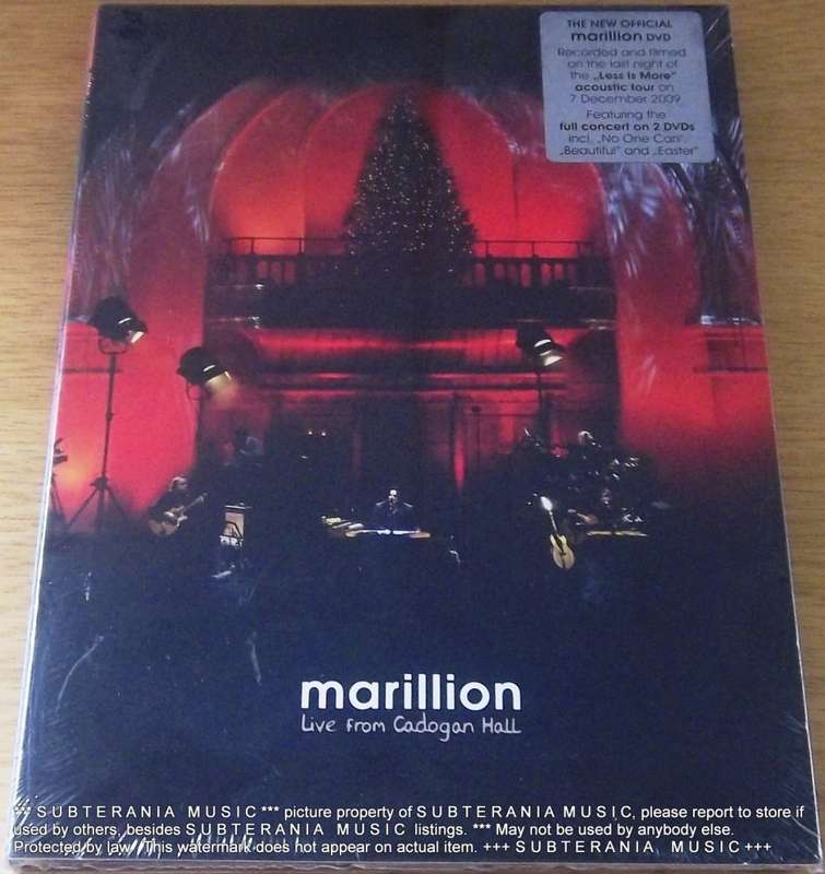 MARILLION Live From Cadogan Hall 2 X DVD