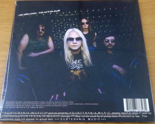 L.A. COBRA Shotgun Slinger / Love to Ride 7` Single BLACK vinyl