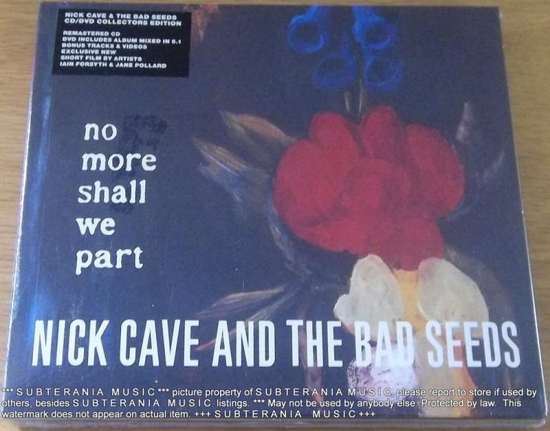 NICK CAVE & THE BAD SEEDS CD+DVD No More Shall We Part DELUXE EDITION