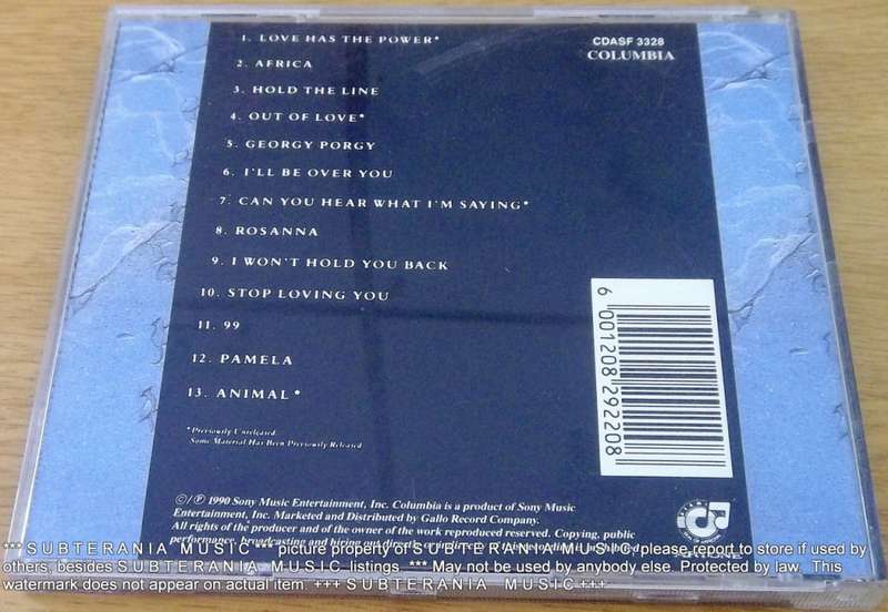 TOTO Past to Present 1977-1990  [Shelf G Box 21]