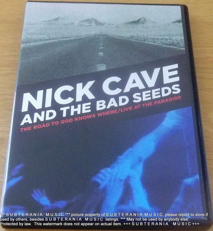 NICK CAVE AND THE BAD SEEDS The Road to God Knows Where / Live at the Paradiso 2  DVD