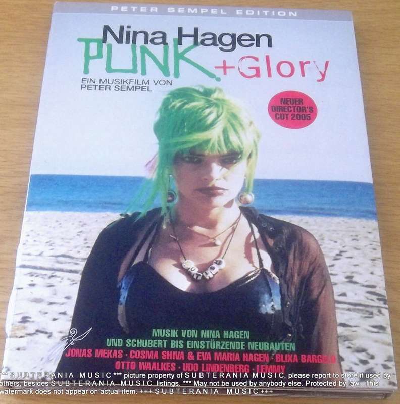NINA HAGEN Punk and Glory DVD