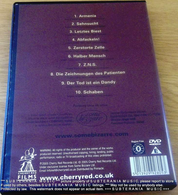 EINSTURZENDE NEUBAUTEN 1/2 Mensch DVD