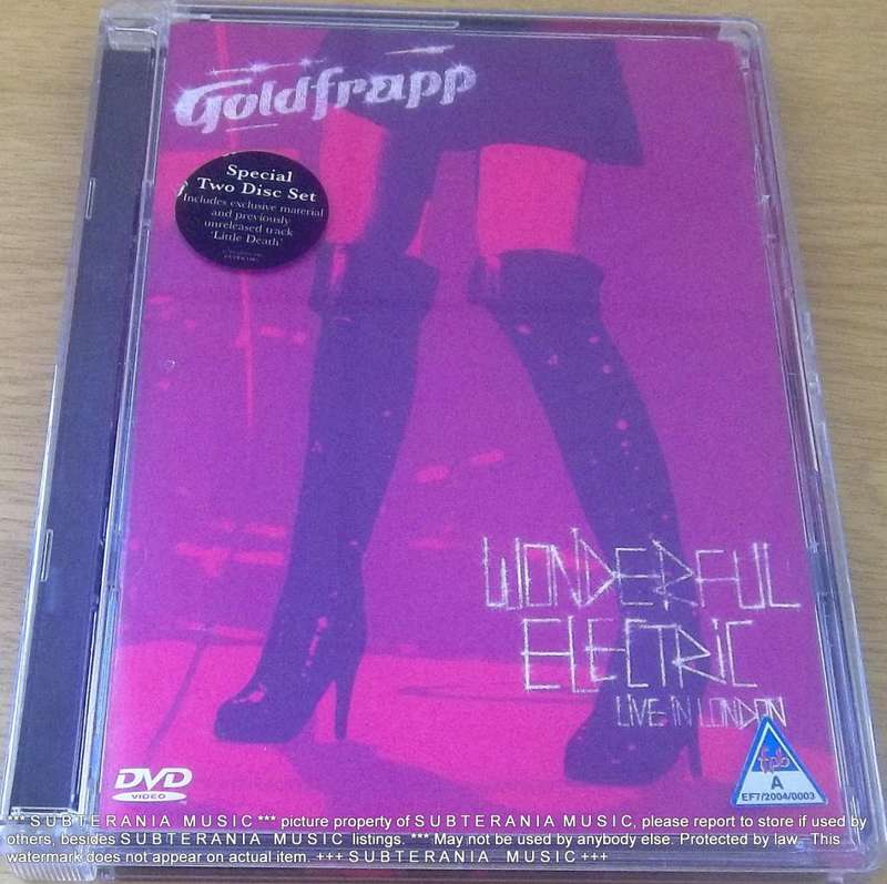 GOLDFRAPP Wonderful Electric DVD