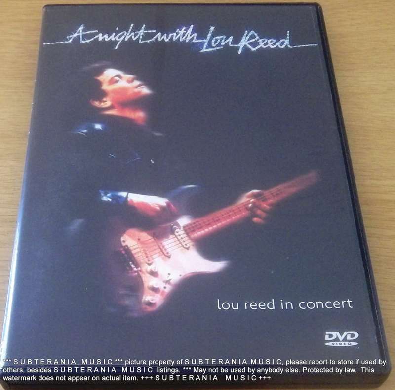 LOU REED A NIght with Lou Reed DVD