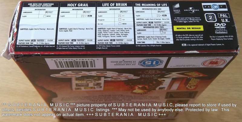 MONTY PYTHON`S MOVIES DVD