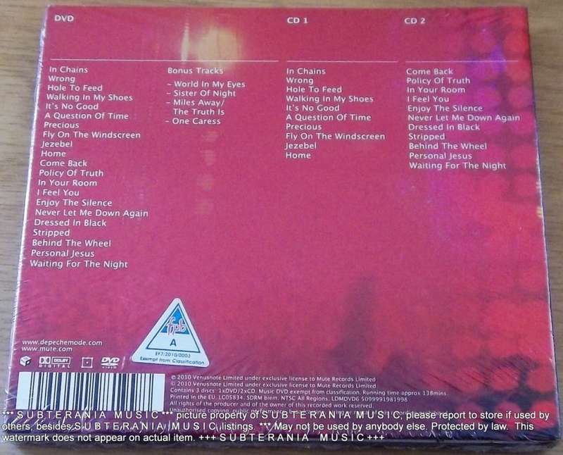 DEPECHE MODE Tour Of The Universe : Barcelona 20/21.11.09 2xCD+DVD