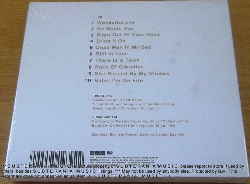 NICK CAVE & THE BAD SEEDS Nocturama CD + DVD DELUXE EDITION