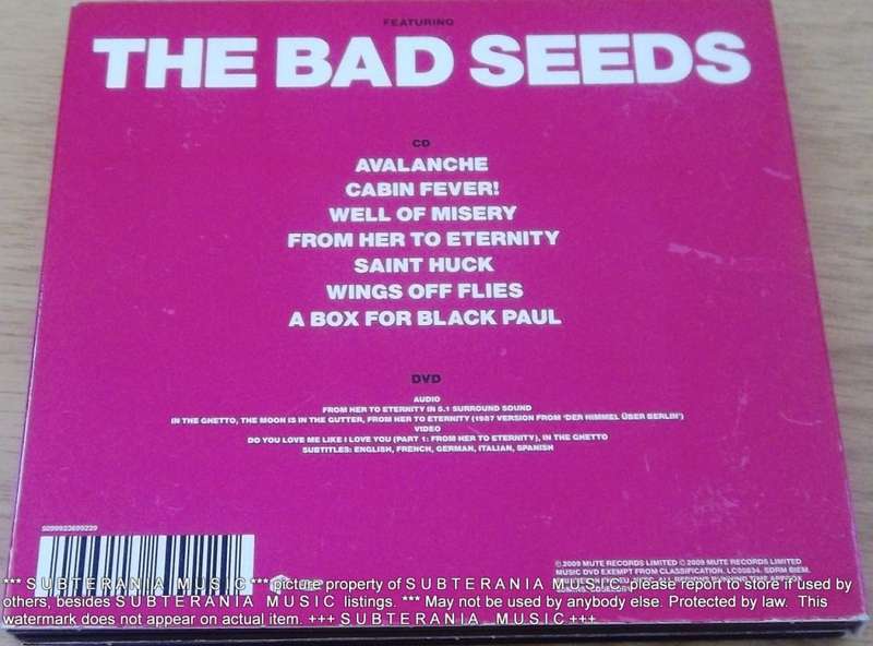 NICK CAVE & THE BAD SEEDS From Her To Eternity CD + DVD DELUXE EDITION