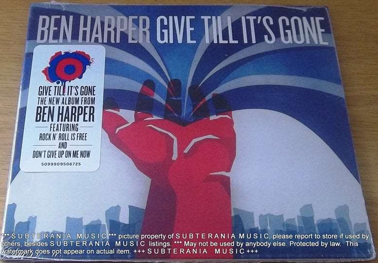 BEN HARPER Give Til It's Gone [SEALED]