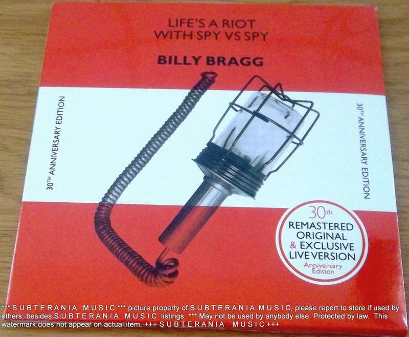 BILLY BRAGG Life`s a Riot with Spy Vs Spy CD