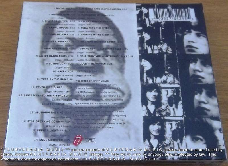 THE ROLLING STONES Exhile on Main Street Deluxe Edition EUROPE Cat# 273 429-5
