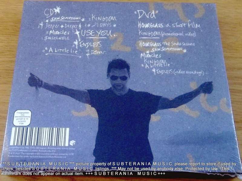 DAVE GAHAN Hourglass CD+DVD Deluxe Edition of DEPECHE MODE