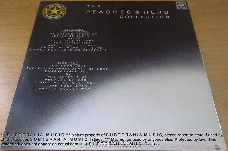 PEACHES AND HERB Vinyl Record