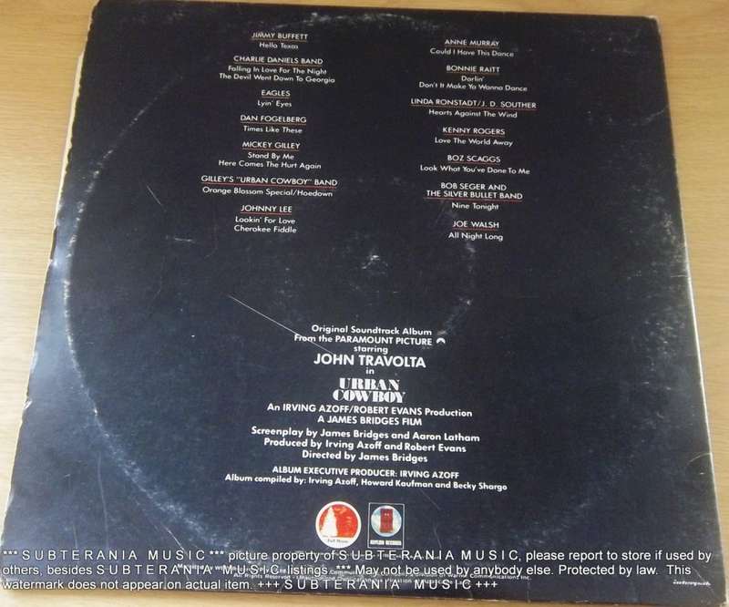 URBAN COWBOY O.S.T. 2 x Vinyl Record